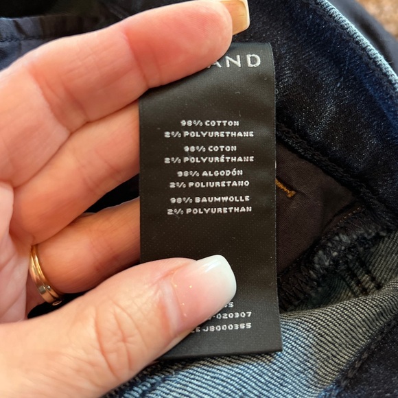 J Brand Maria skinny high rise release hem jeans size 25 - Picture 12 of 12